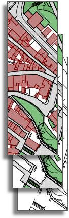 Immagine di alcuni dei layers della cartografia